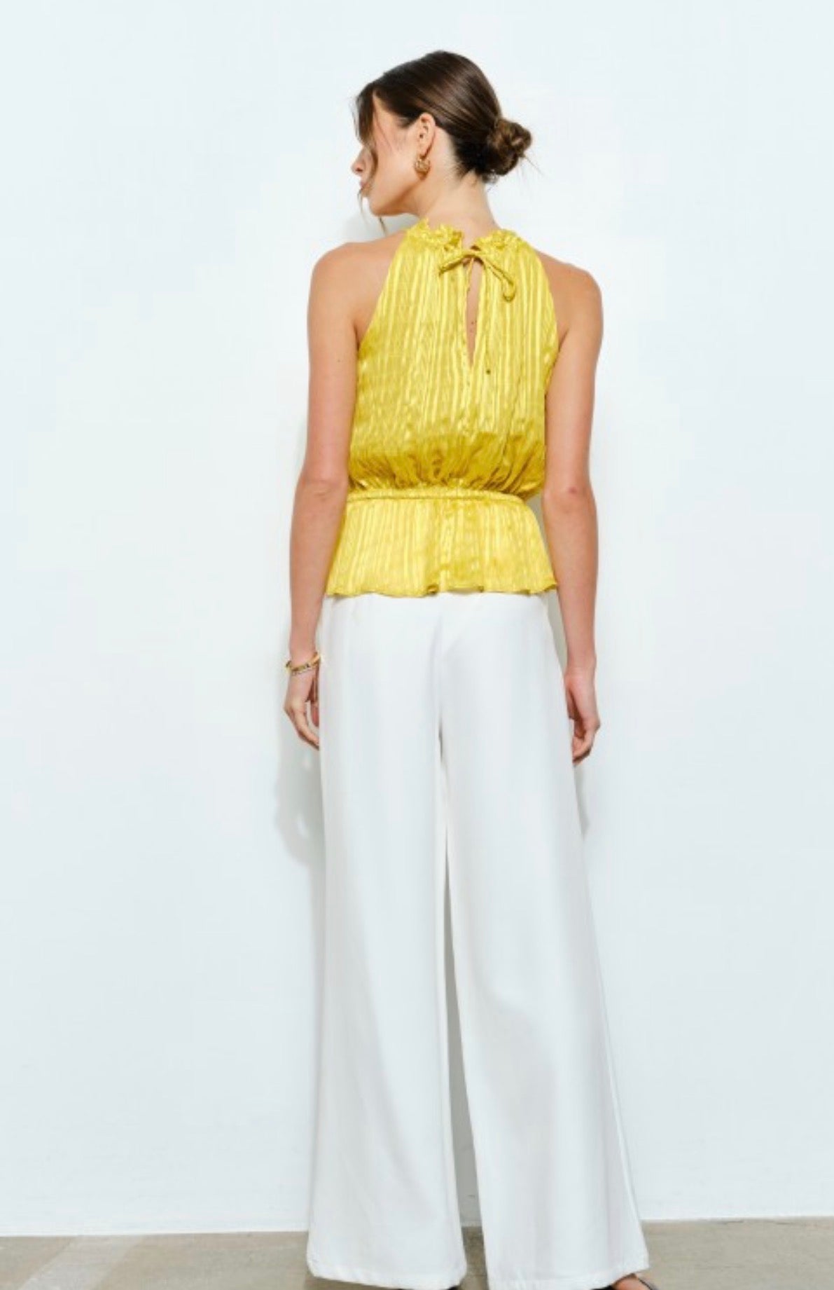 The Solana Pleated Blouse