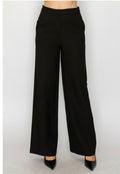 Classic Black Wide Leg Trousers
