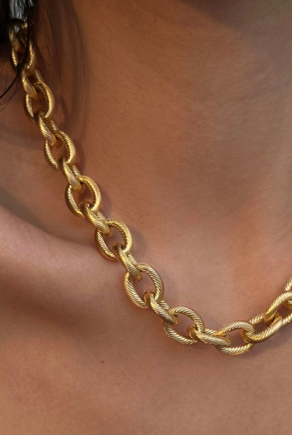 Dorada Rope Link Statement Necklace