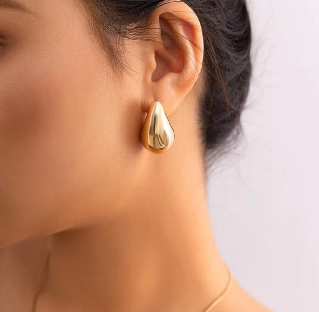 Chunky Teardrop Earrings