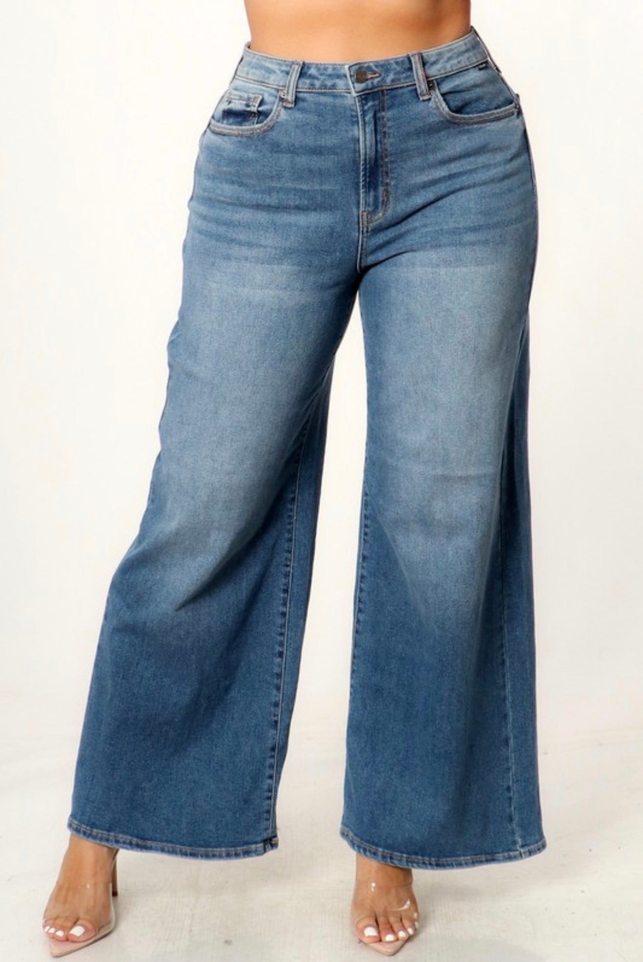 The Perfect Fit Wide Leg Denim