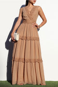 Golden Hour Lace Maxi Dress