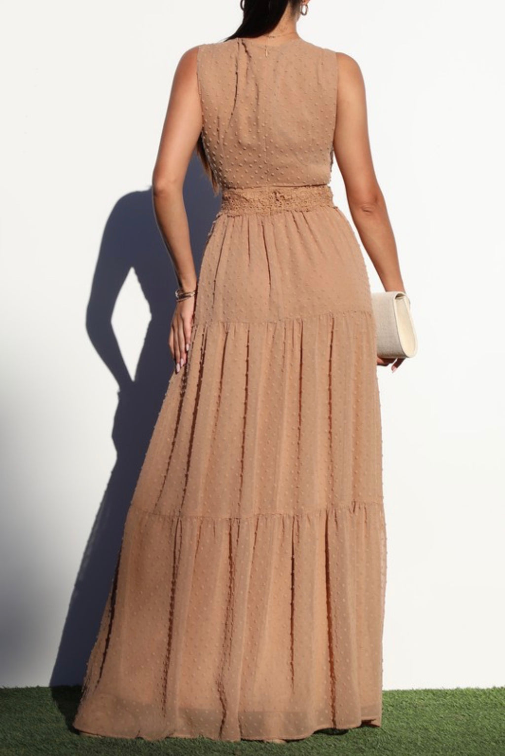 Golden Hour Lace Maxi Dress