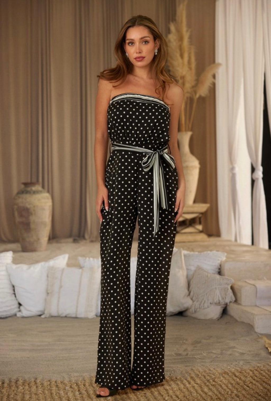 Midnight Polka Dot Jumpsuit