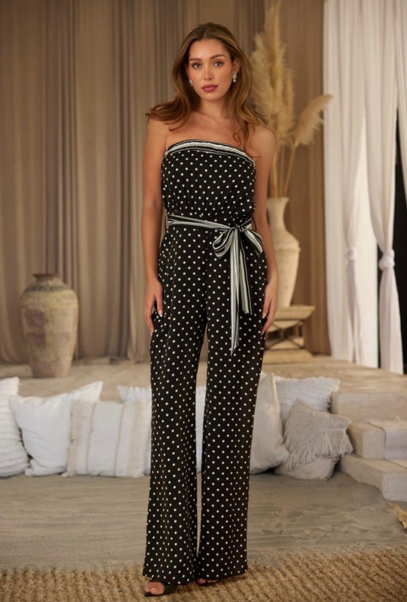 Midnight Polka Dot Jumpsuit
