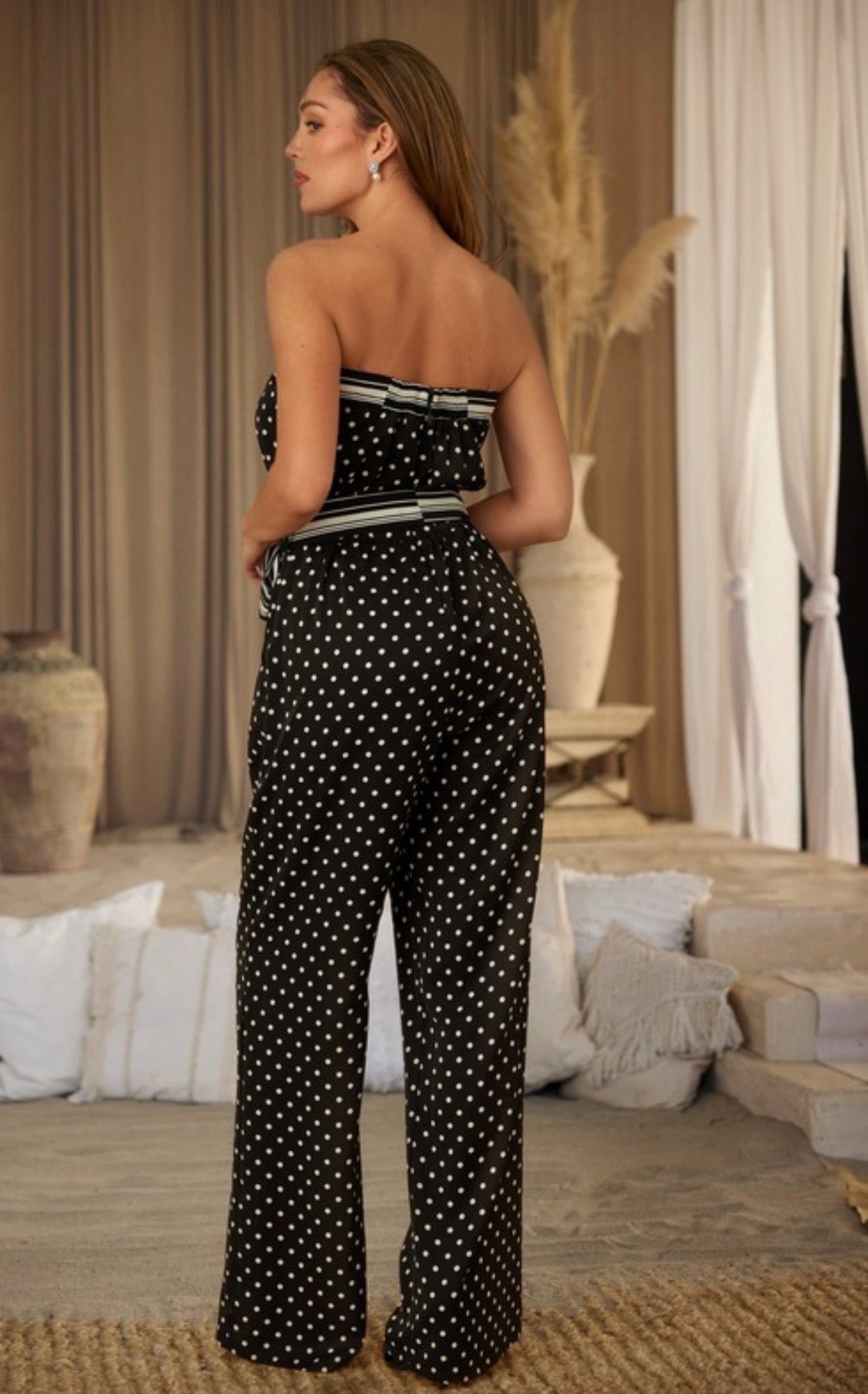 Midnight Polka Dot Jumpsuit