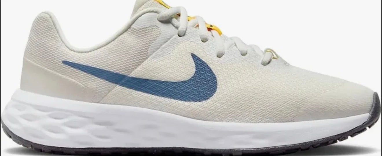 Nike Revolution 6 Sneaker - White/ Blue (YOUTH)