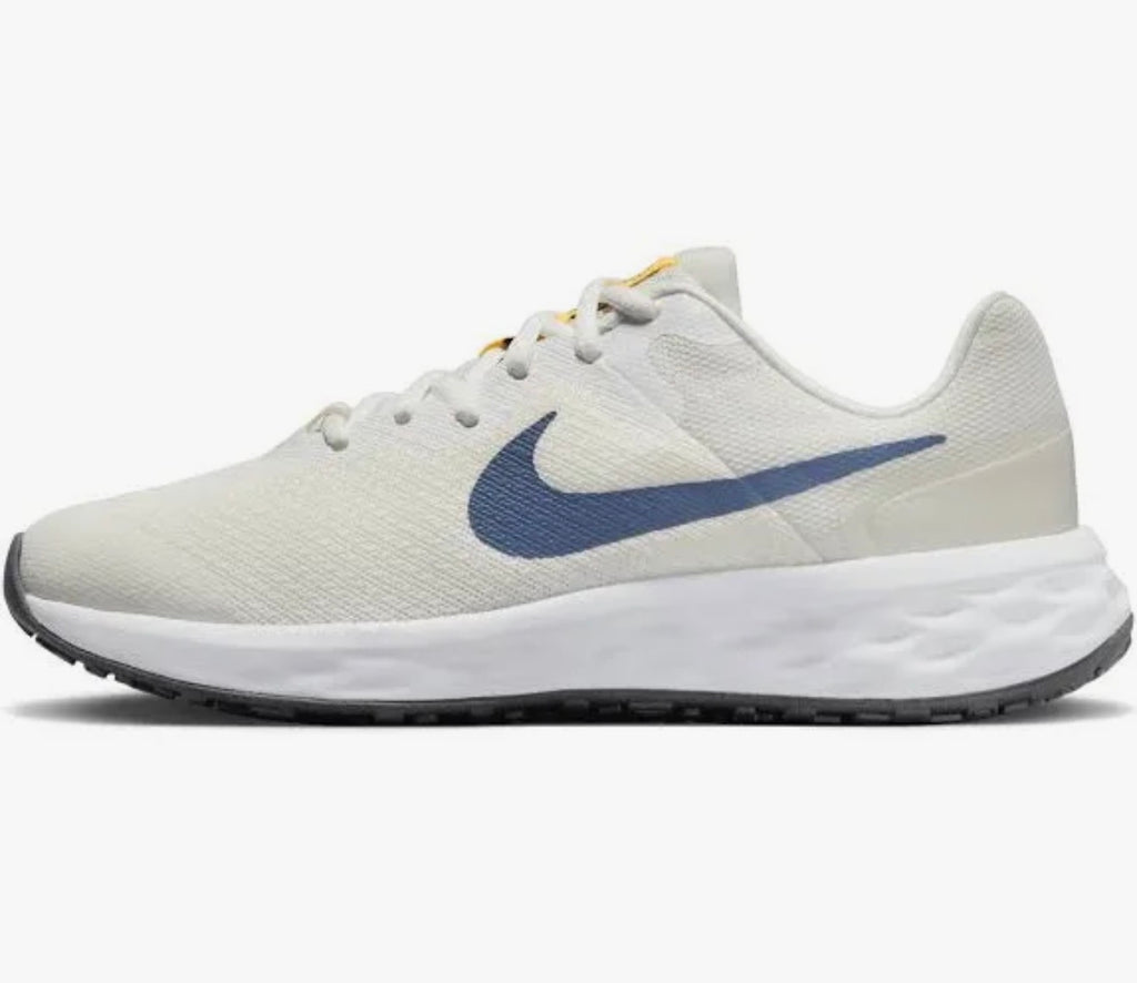 Nike Revolution 6 Sneaker - White/ Blue (YOUTH)