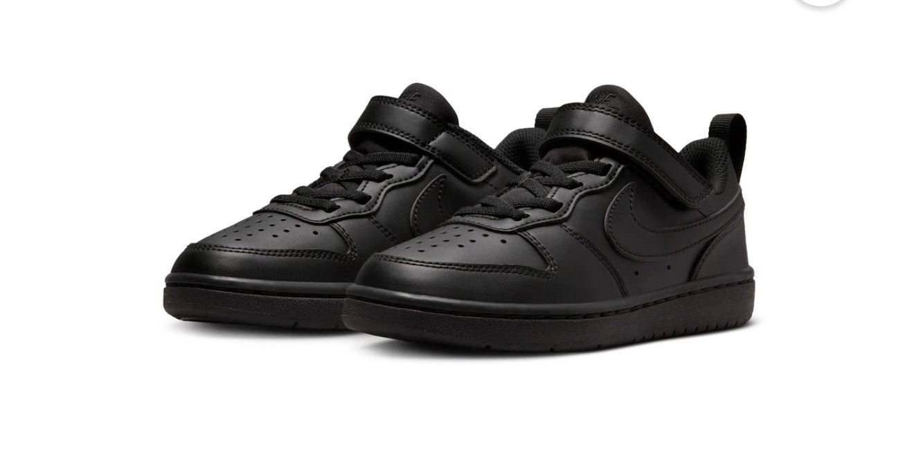 Nike Court Borough Low Recraft (PS)- Black (YOUTH)