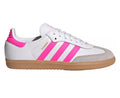 Adidas Samba OG (J) Sneakers- White/Pink (YOUTH)