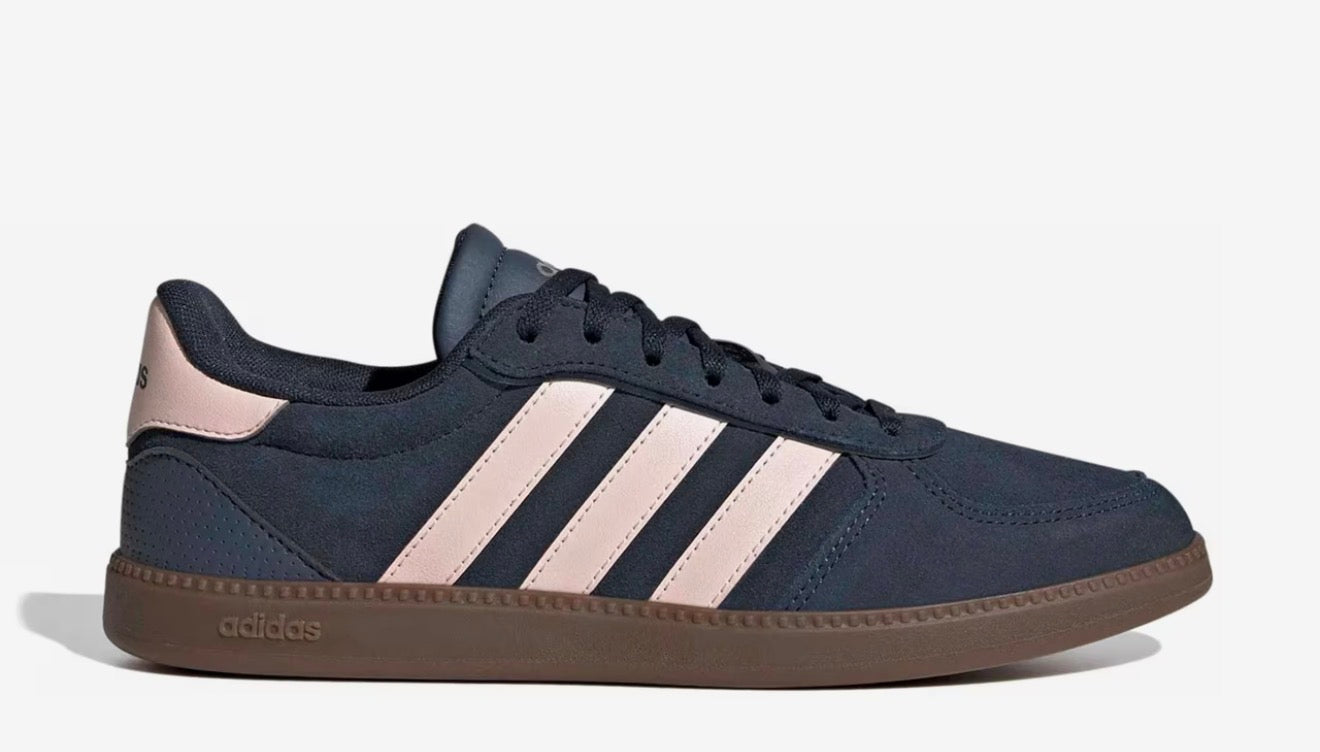 Adidas Breakout Sleek Sneakers- Blue/light pink