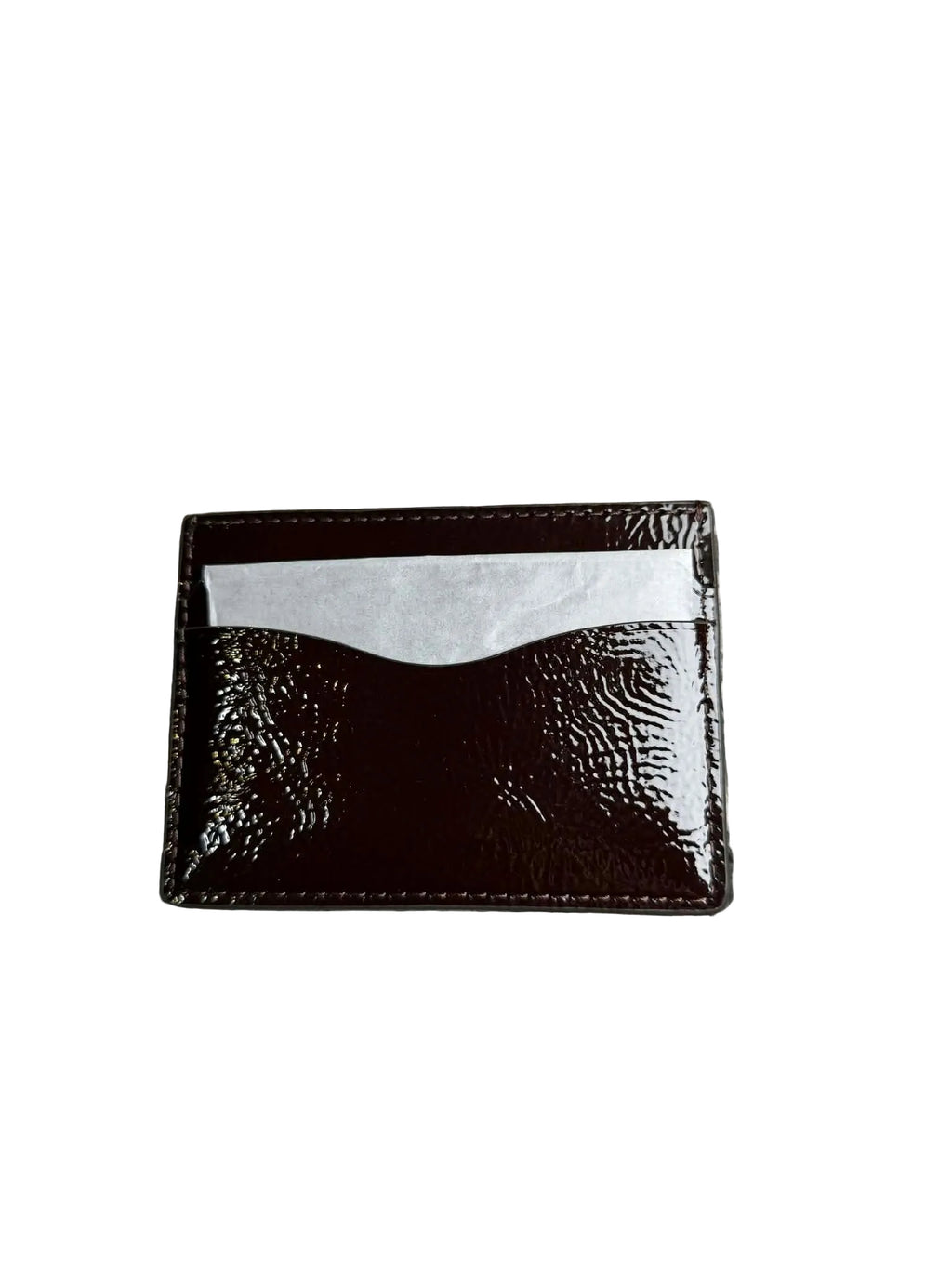Authentic Tory Burch Patent Leather Slim Card Case - Agnello