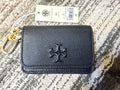 Authentic Tory Burch Thea Flap Card Case - Black